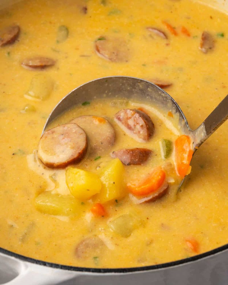 Creamy Kielbasa Potato Soup