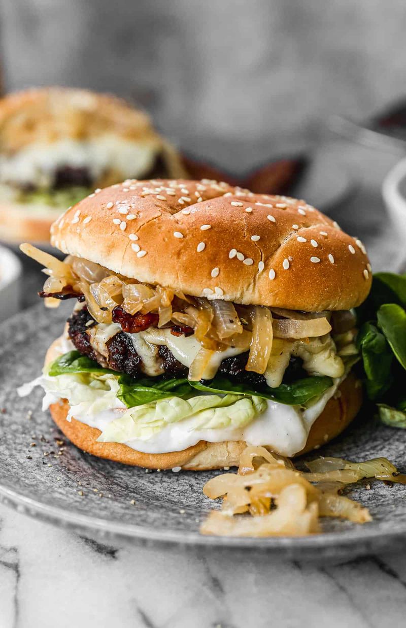 French Onion Burger