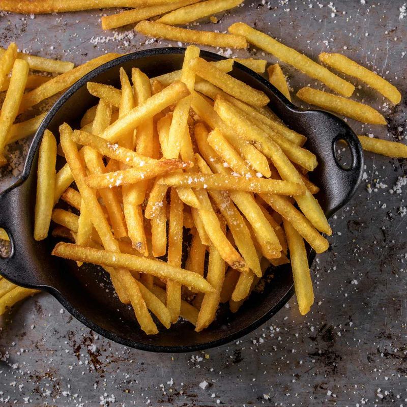 Use frozen fries wisely