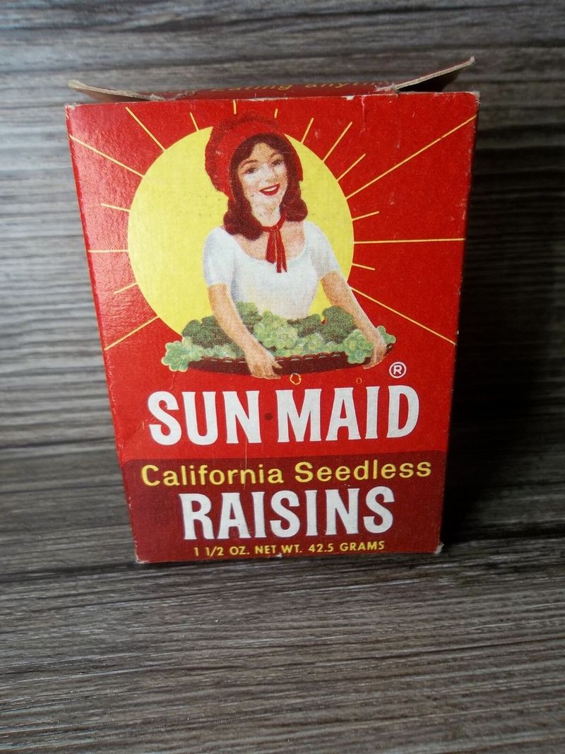 Sun-Maid Raisins in Red Boxes