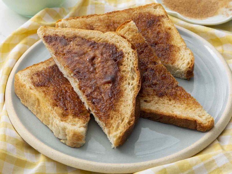 Buttered Toast with Cinnamon Sugar