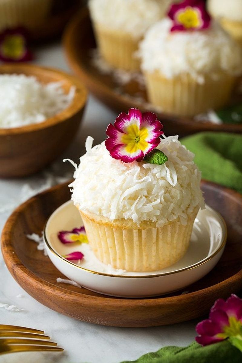 Coconut Cloud Cupcakes