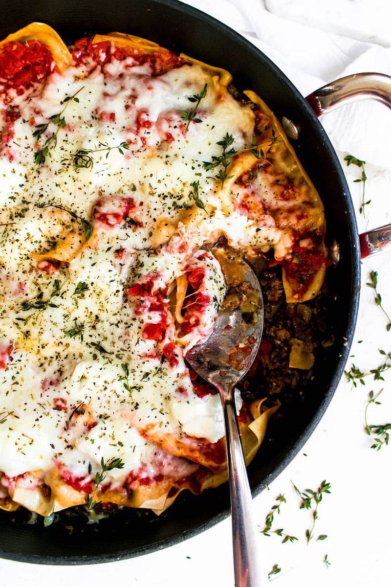 Layered Lasagna on a Weeknight