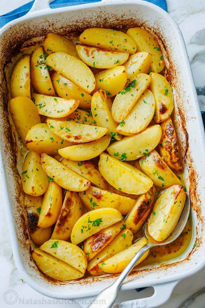 Greek Lemon Potatoes