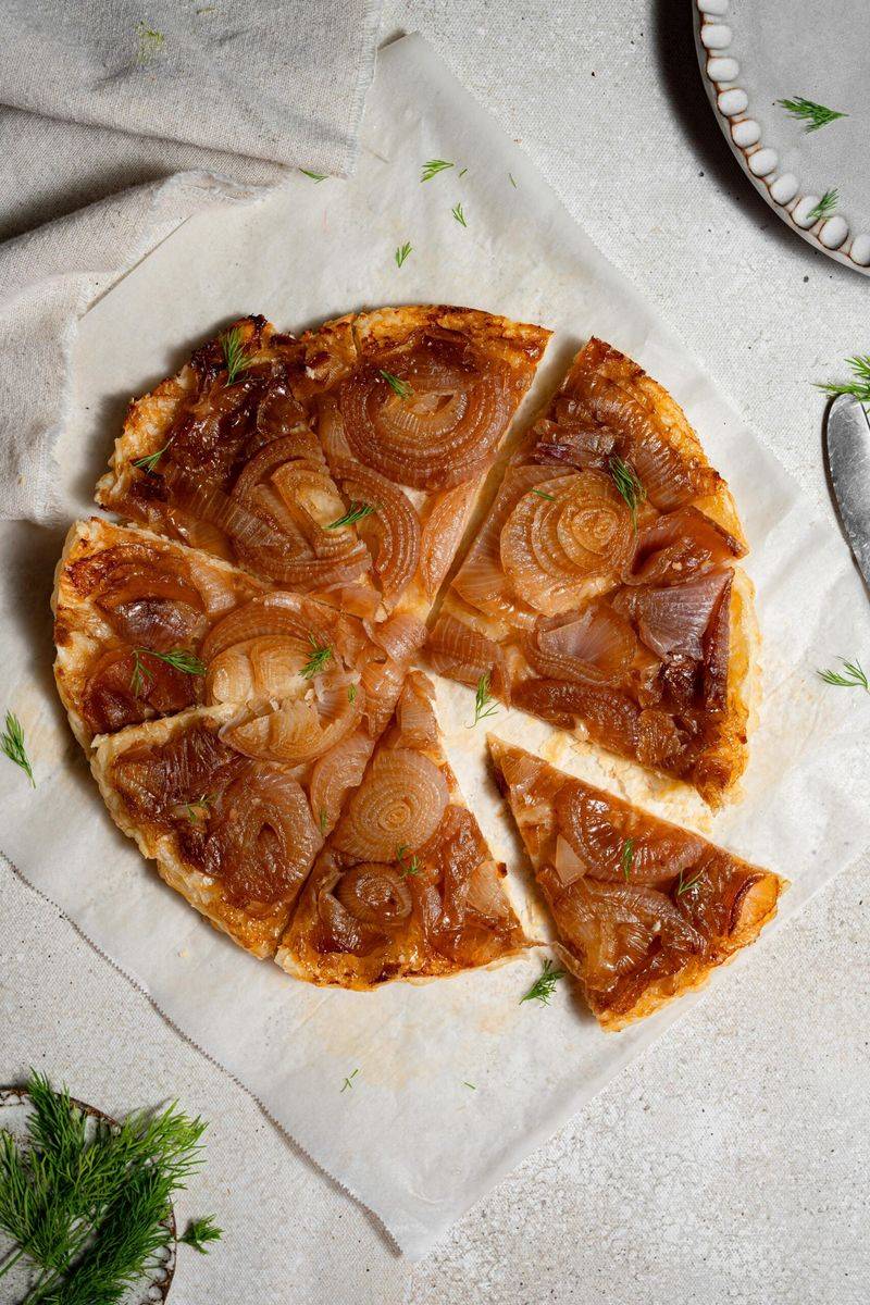 Caramelized Onion and Thyme Savory Cake