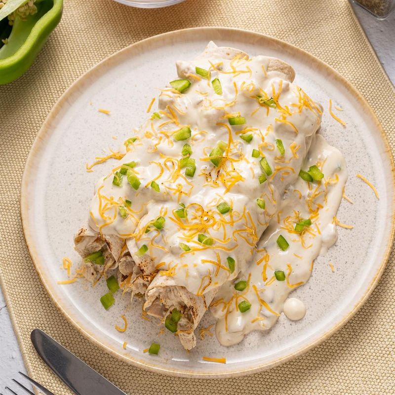 Creamy Sour Cream Enchiladas