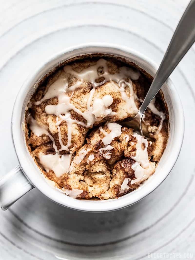 Microwave Mug Cinnamon Roll