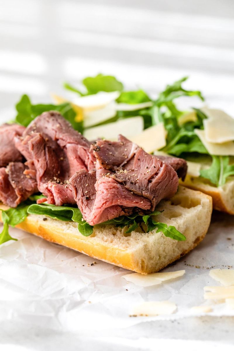 Roast Beef With Horseradish Mayo (Light)