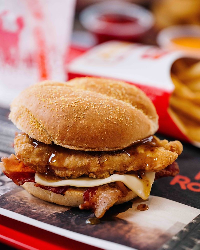Roy Rogers Gold Rush Chicken Sandwich (Early Version)
