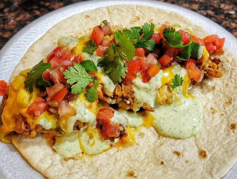 Torchy's Trailer Park Trashy (Wrapped Burrito-Style)