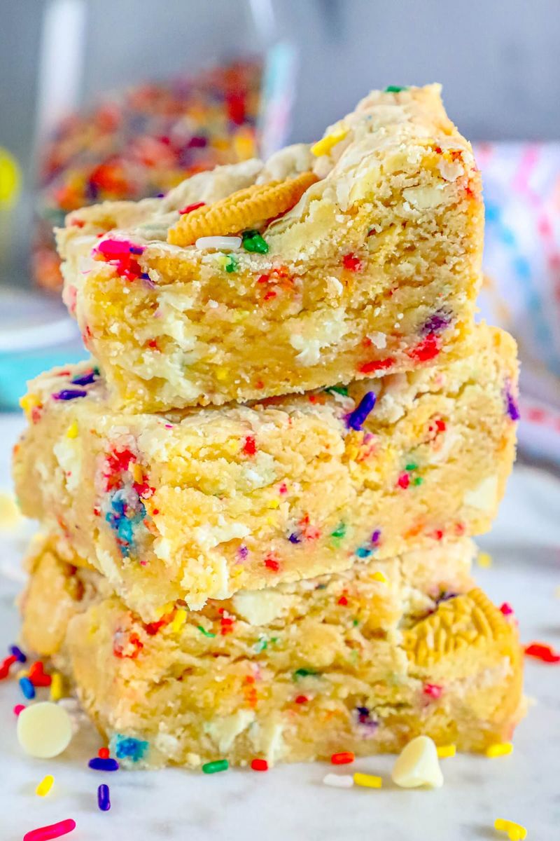 Funfetti Cookie Bars