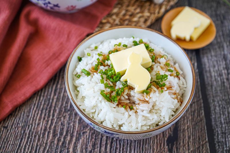 Rice With Soy Sauce and Butter