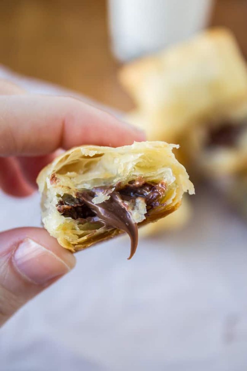 Nutella or Chocolate Pastry Bites