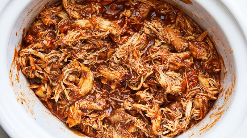 Two Ingredient BBQ Pulled Chicken