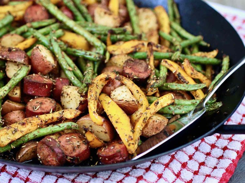 Sheet-Pan Sausage and Vegetables