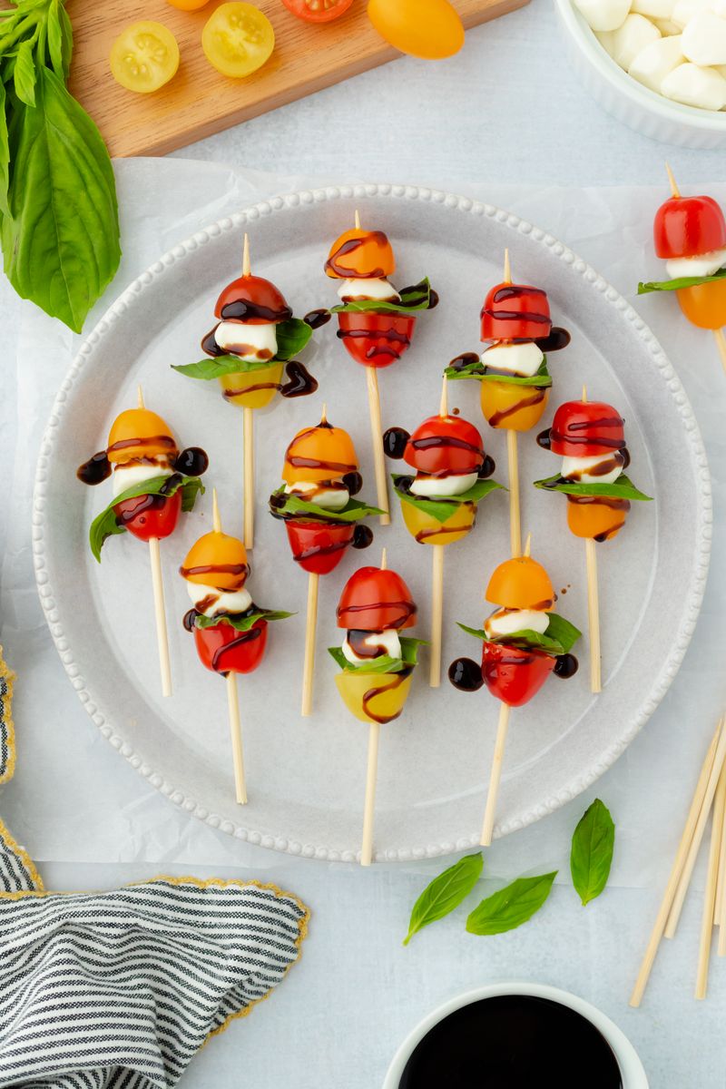 Caprese skewers