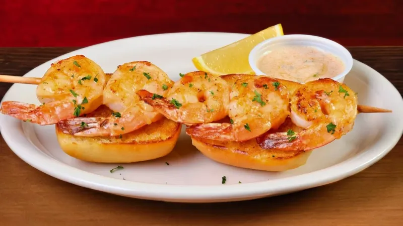 Grilled Shrimp Skewer (sauce on the side)