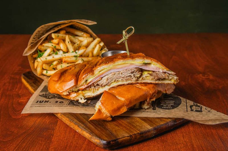 Cuban Medianoche Burger at Palmera