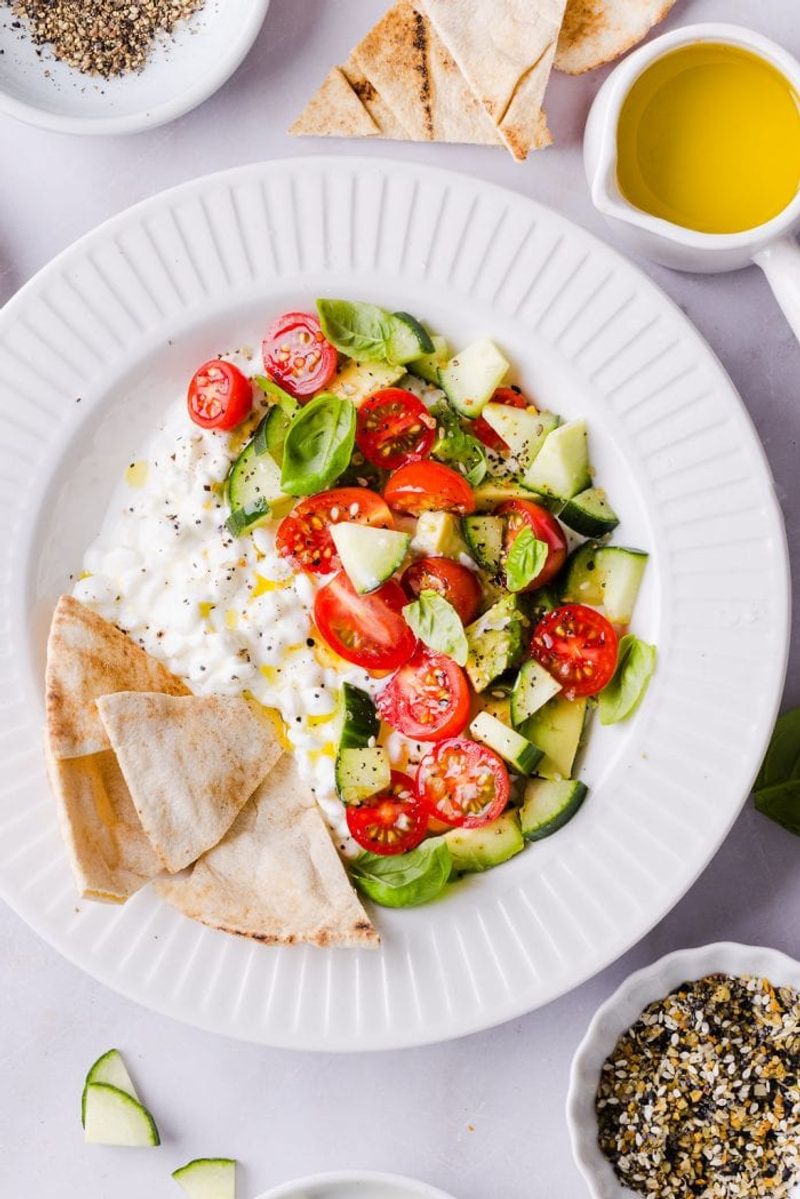 Cottage cheese savory bowl