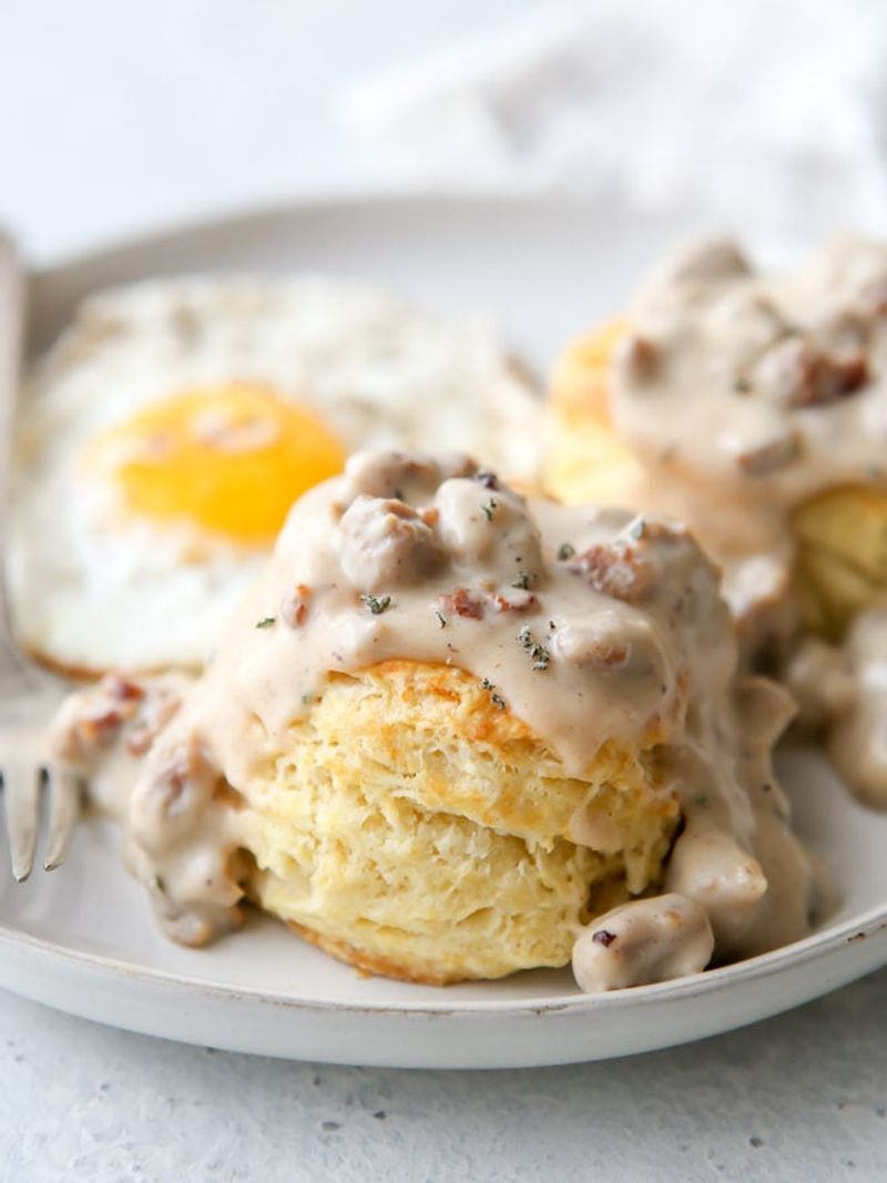 Buttermilk Biscuits and Gravy