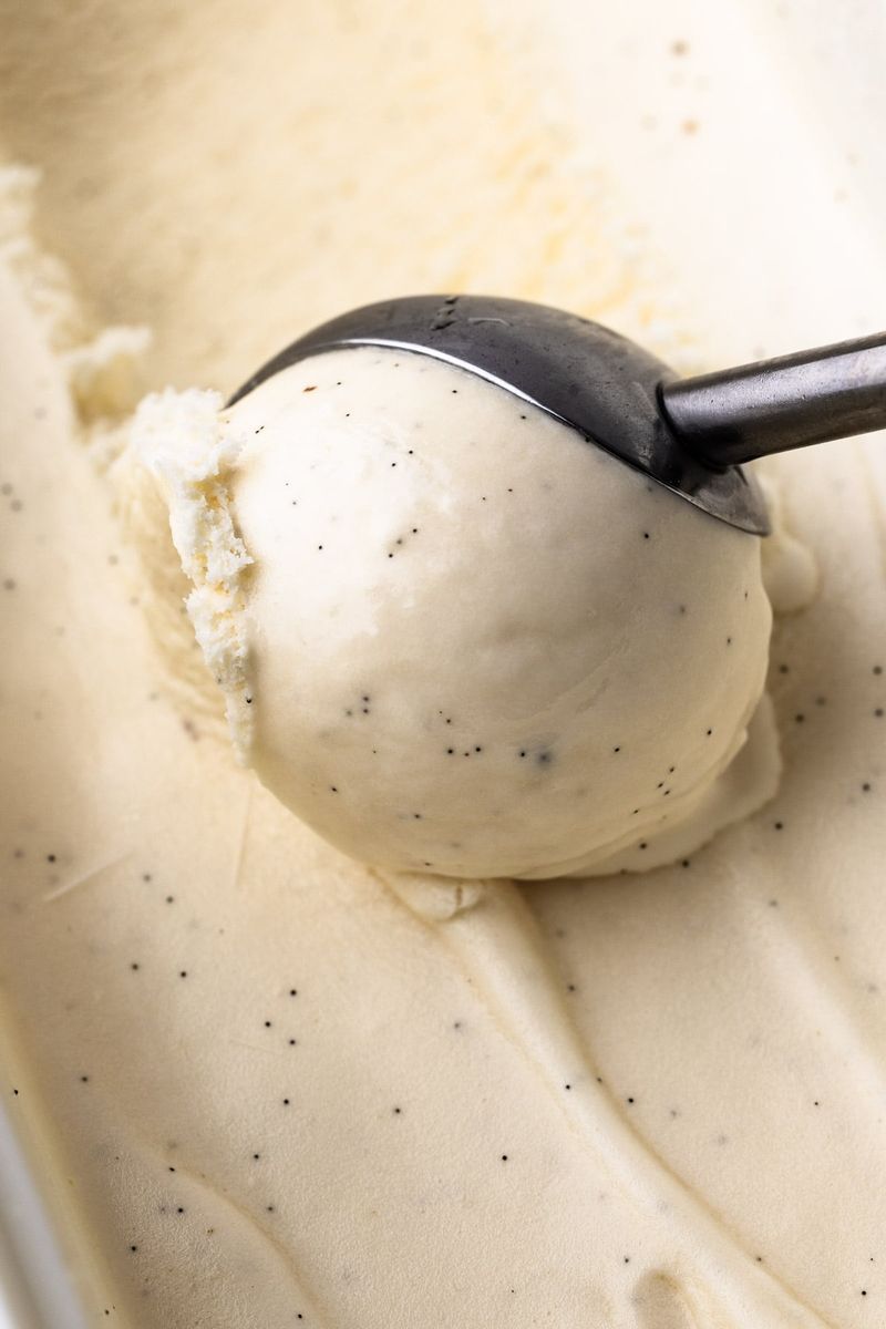Homemade Vanilla Bean Ice Cream