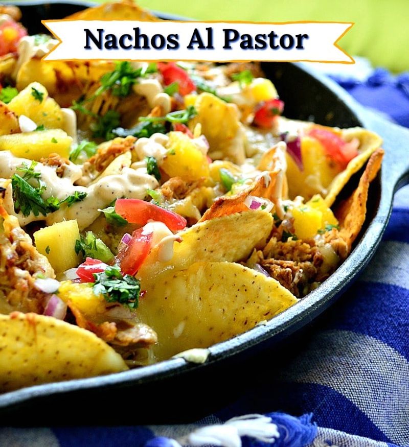 Loaded Nachos Al Pastor