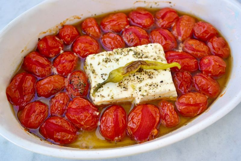Baked Feta With Tomatoes