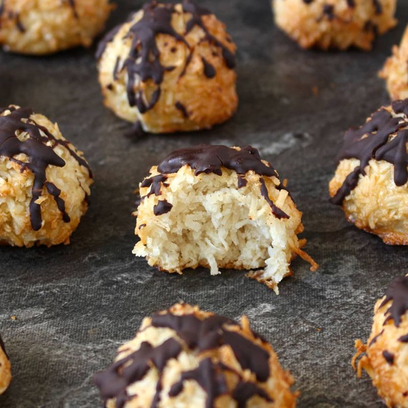 Coconut Cake Mix Macaroons