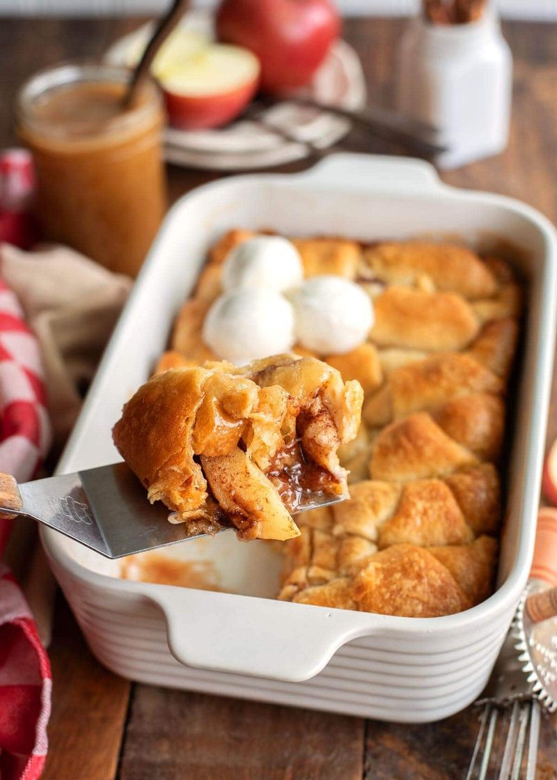 Crescent Roll Apple Dumplings