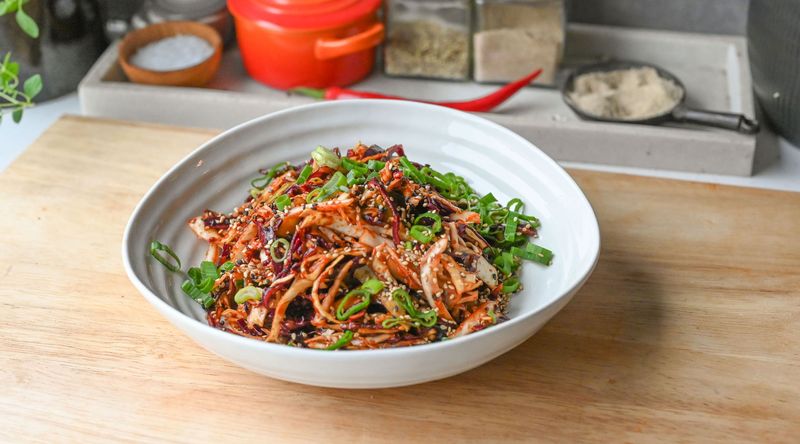 Spicy Korean-Style Slaw