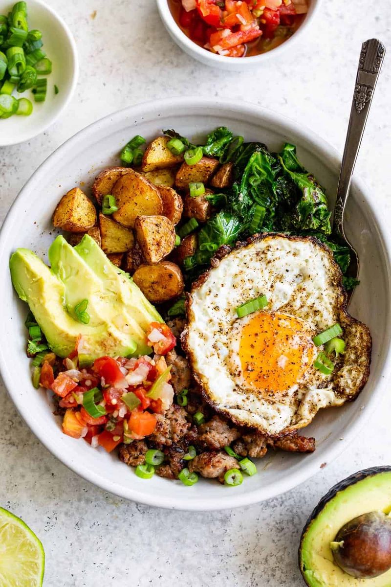 Chicken breakfast bowl