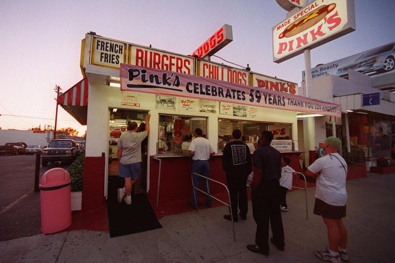 Pink’s Hot Dogs, Hollywood