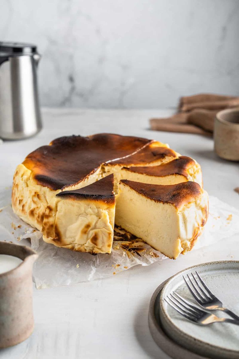 Basque Burnt Cheesecake (Spain)