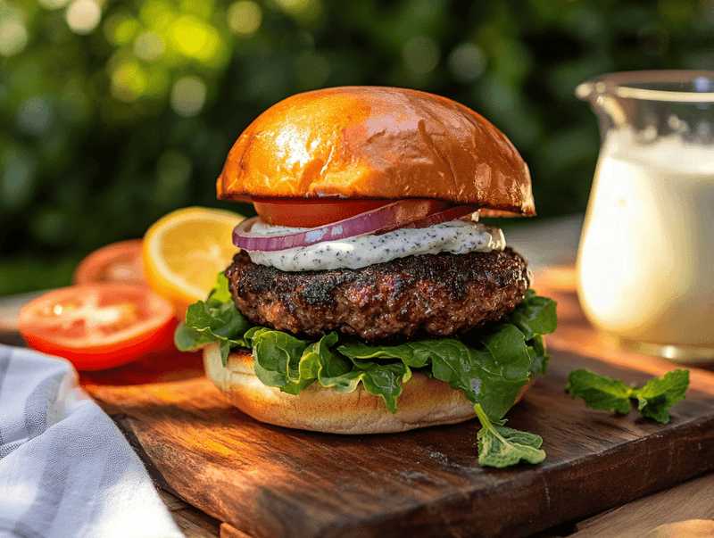 The Middle Eastern Lamb Burger