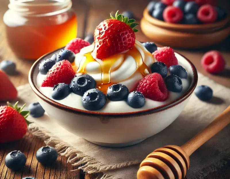 Greek Yogurt With Berries