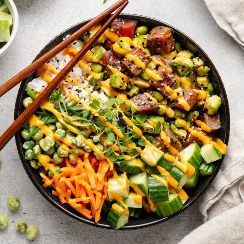 Spicy Tuna Poke Bowl