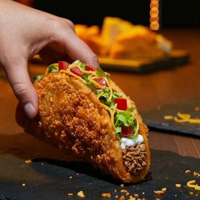 Taco Bell Chalupa - Toasted Cheddar Shells