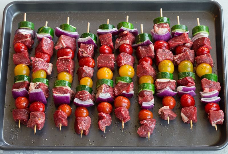 Chimichurri Steak Kebabs