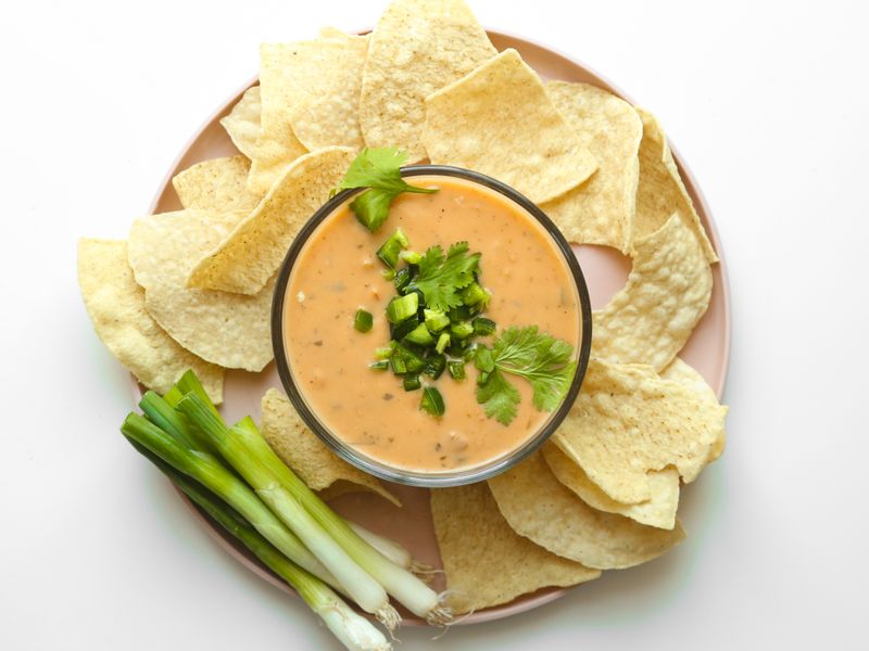 Colorado - Rocky Mountain Green Chile Queso with Chips