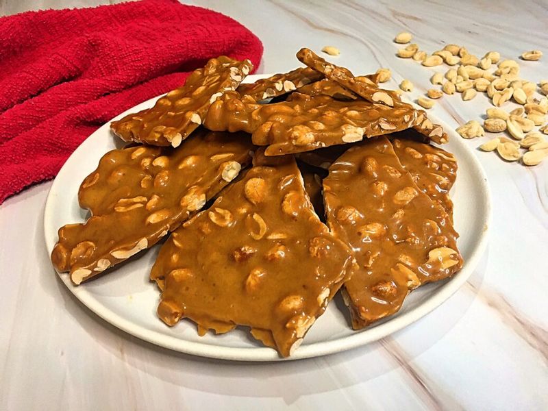 Peanut candy or brittle