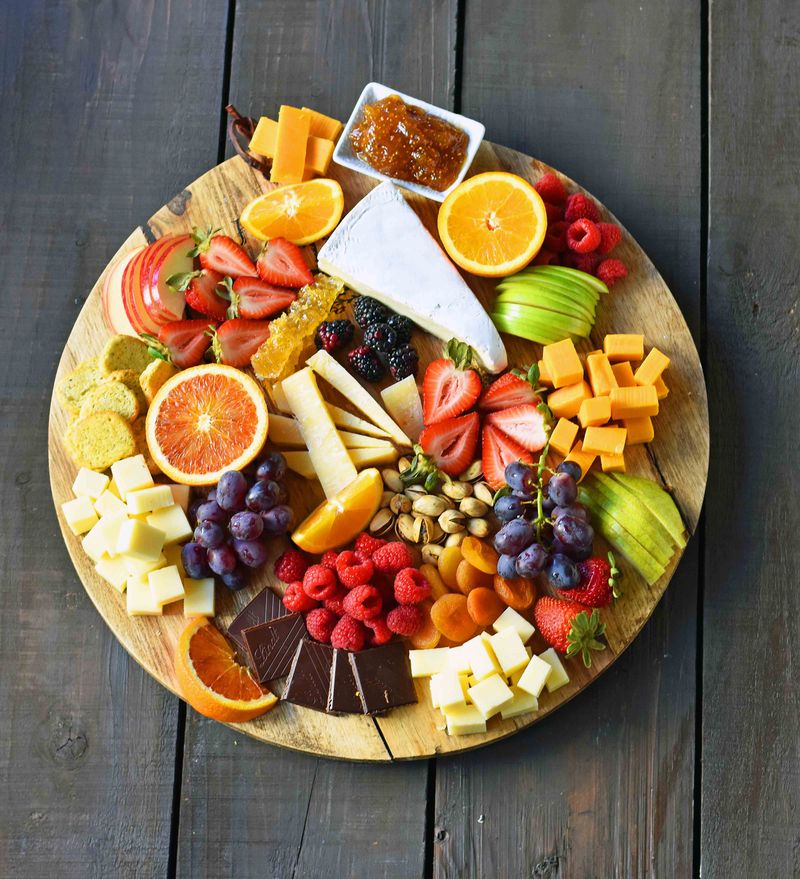 Fruit And Cheese Plate