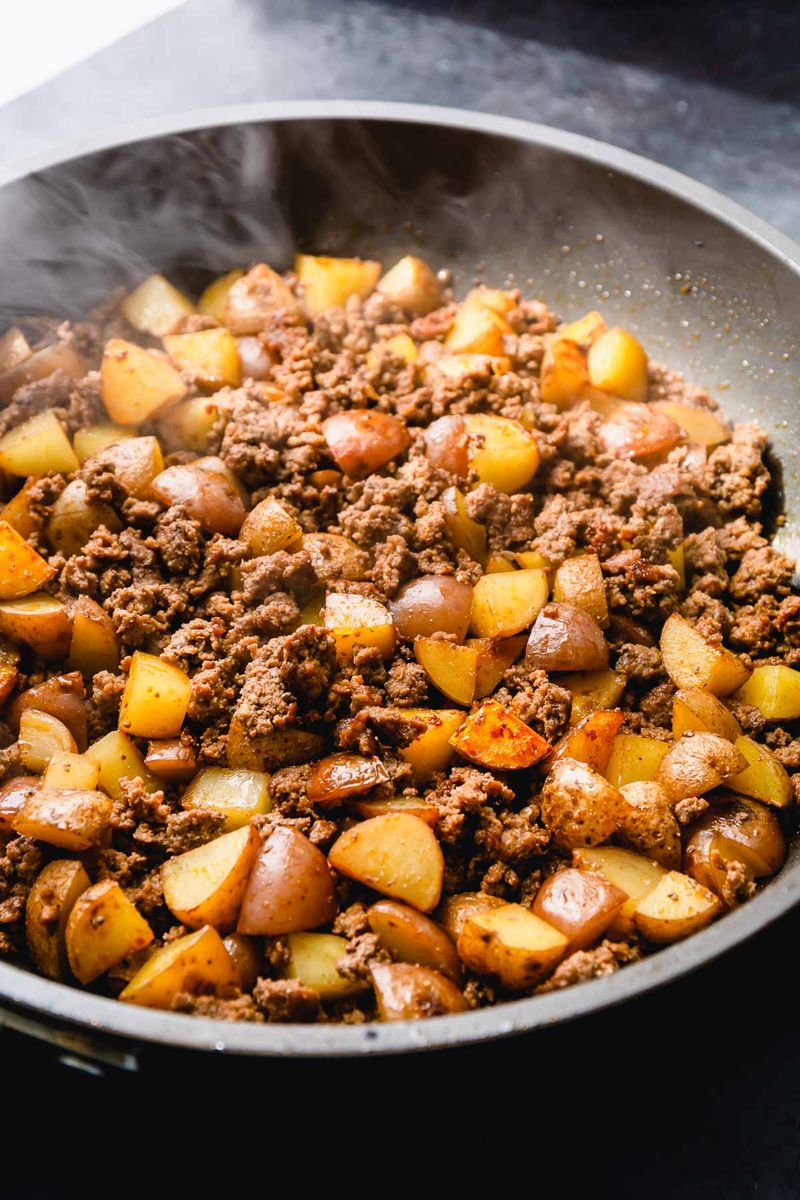 Beef And Potato Hash Skillet