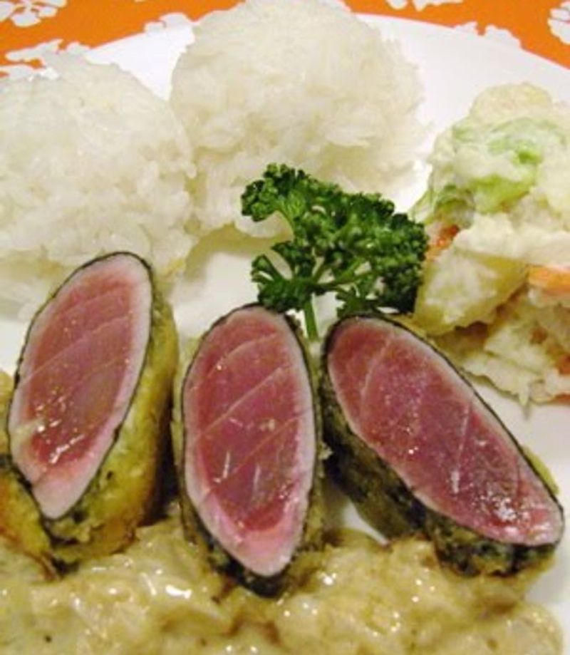 Ahi Katsu with Wasabi Mayo