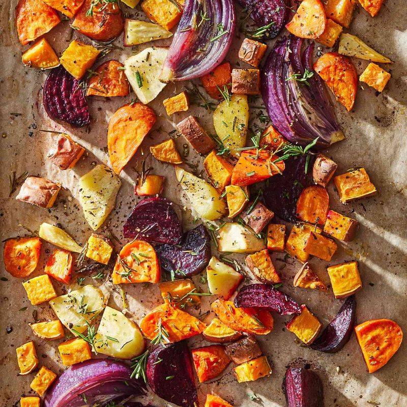 Herb Roasted Root Vegetables