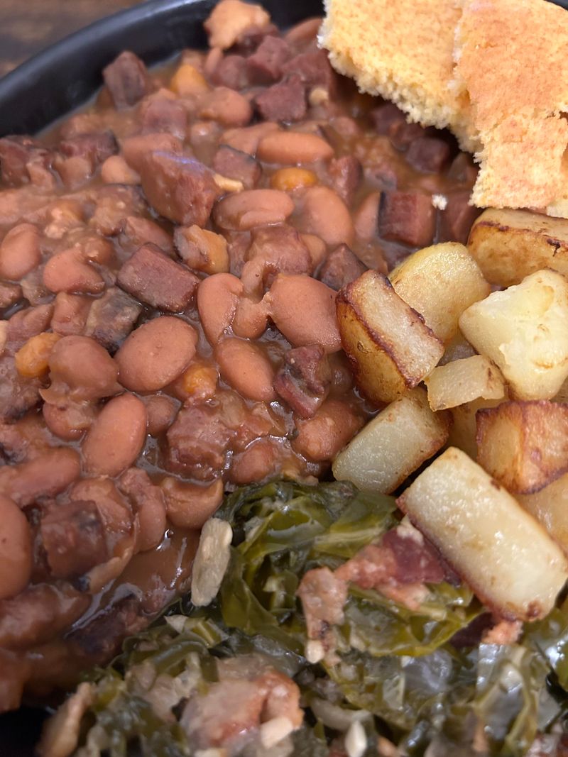 Beans and Fried Taters
