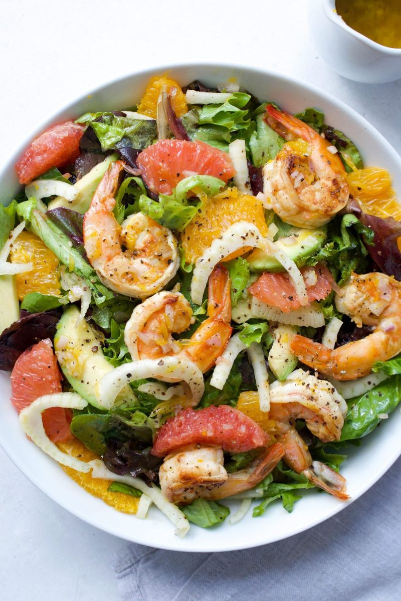 Citrus Avocado Shrimp Salad