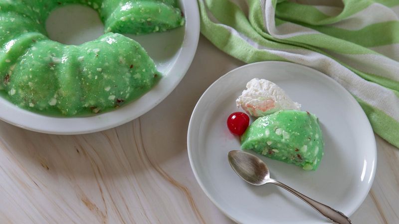 Lime Jell-O With Pineapple