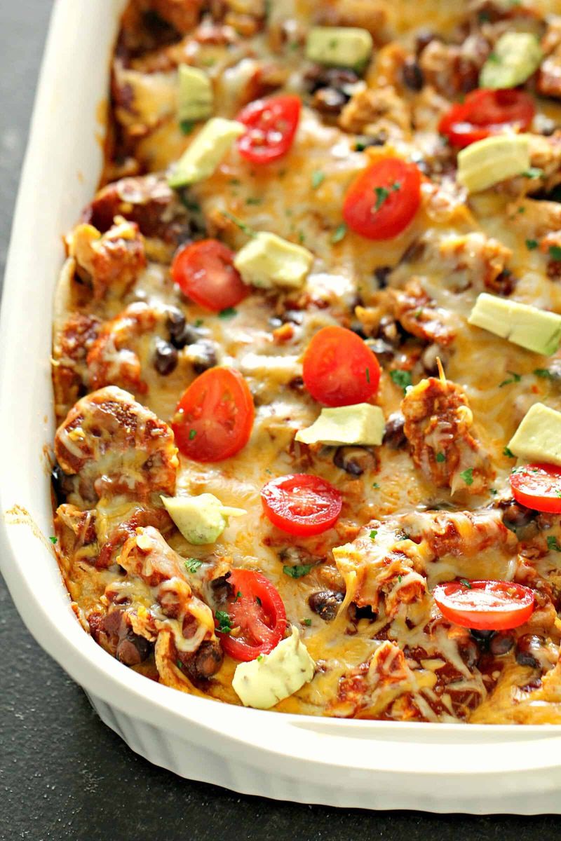 Beef Enchilada Bake