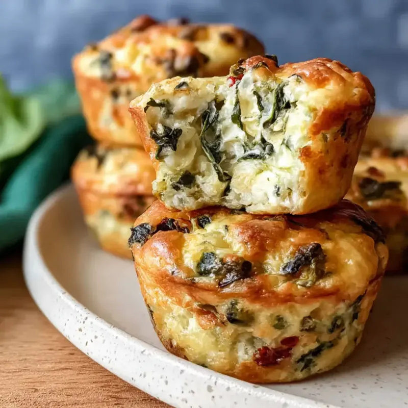 Spinach Feta Muffins