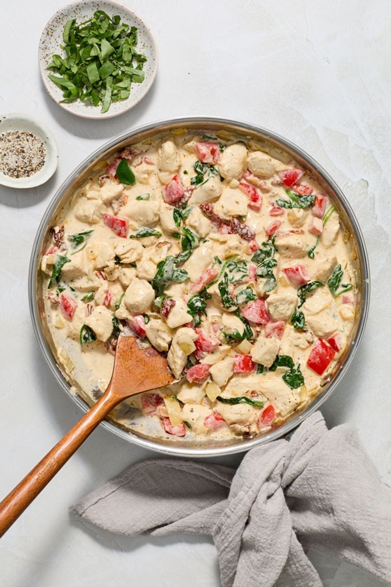 Dairy-Free Tuscan Chicken Skillet
